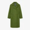 Runway lång peacoat i slubull