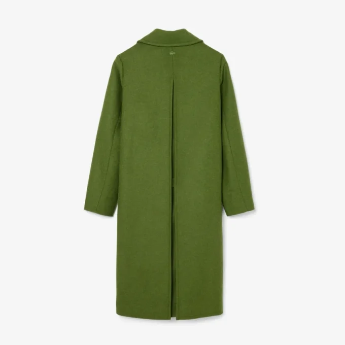Runway lång peacoat i slubull
