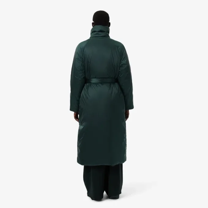 Runway Long Iridescent Puffed Jacket