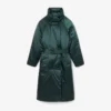 Runway Long Iridescent Puffed Jacket