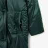 Runway Long Iridescent Puffed Jacket