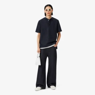 Runway Loose Fit Denim Pikétröja