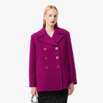 Runway-peacoat i slubull Runway-peacoat i slubull
