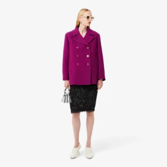 Runway-peacoat i slubull Runway-peacoat i slubull