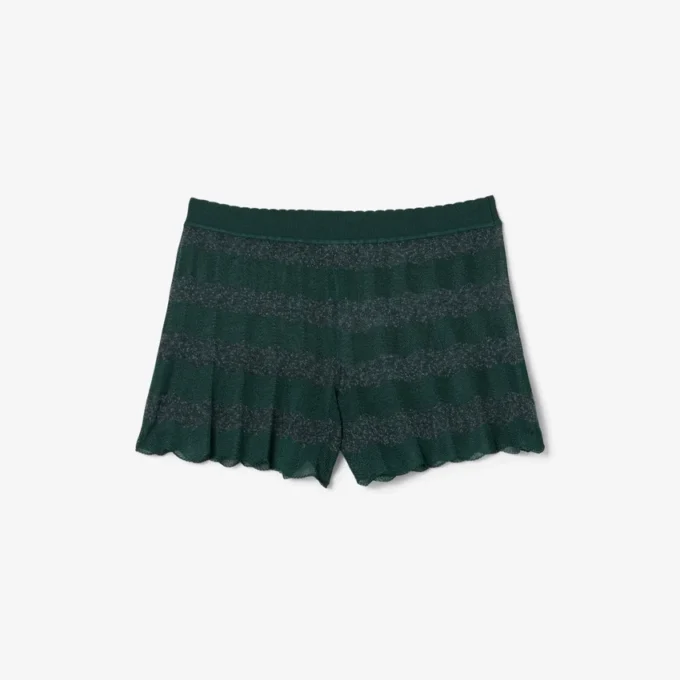 Runway Pointelle-stickade shorts