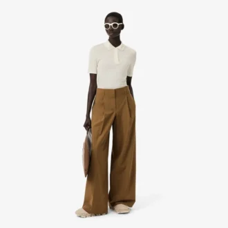 Runway Slim Fit Silk Mini-Piqua pikétröja