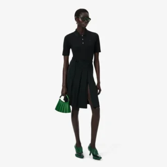 Runway Slim Fit Silk Mini-Piqua pikétröja