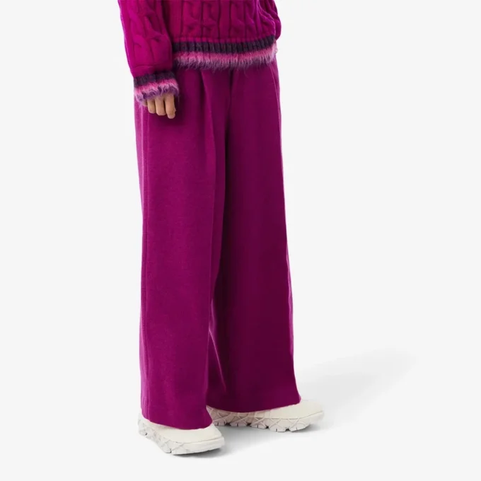 Runway Slub Wool Wide Fit Tailored Pants Runway Slub Wool Wide Fit Tailored Pants