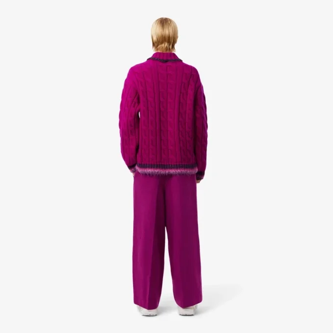 Runway Slub Wool Wide Fit Tailored Pants Runway Slub Wool Wide Fit Tailored Pants
