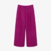Runway Slub Wool Wide Fit Tailored Pants Runway Slub Wool Wide Fit Tailored Pants