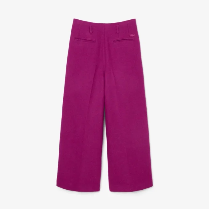 Runway Slub Wool Wide Fit Tailored Pants Runway Slub Wool Wide Fit Tailored Pants