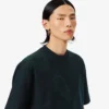 Runway-T-shirt med broderad krokodil Runway-T-shirt med broderad krokodil