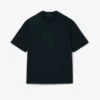 Runway-T-shirt med broderad krokodil Runway-T-shirt med broderad krokodil