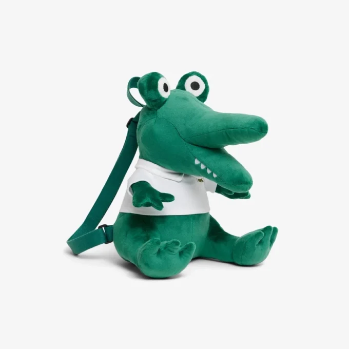 Ryggsäck med plyschkrokodil Ryggsäck med plyschkrokodil