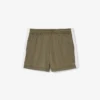 Satinjersey-shorts med pointelle-ränder för dam Satinjersey-shorts med pointelle-ränder för dam