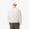 Sherpa-fleecejacka för män med färgblock Sherpa-fleecejacka för män med färgblock