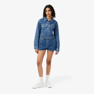 Shorts i bomullsdenim