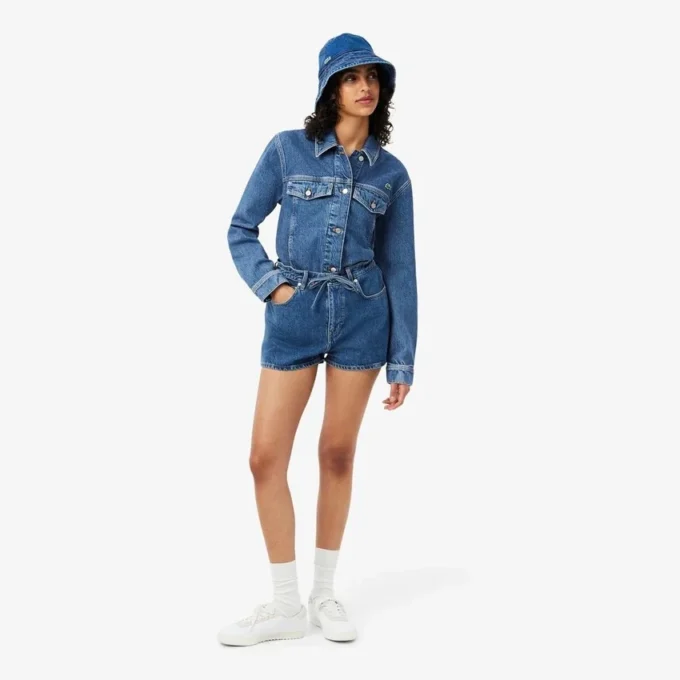 Shorts i bomullsdenim Shorts i bomullsdenim