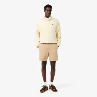 Shorts i stretchbomull med normal passform