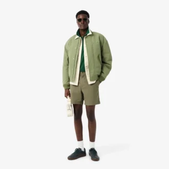 Shorts i stretchbomull med normal passform
