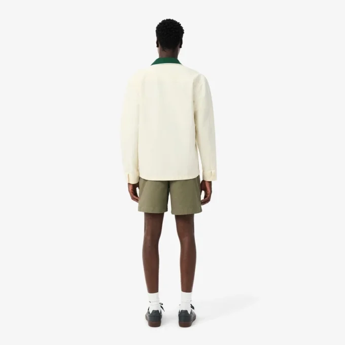 Shorts i stretchbomull med normal passform