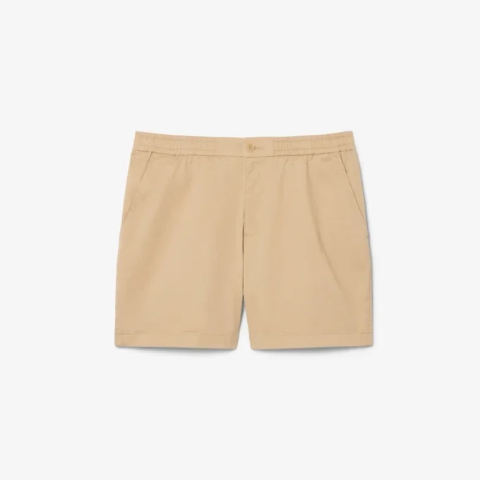 Shorts i stretchbomull med normal passform Shorts i stretchbomull med normal passform