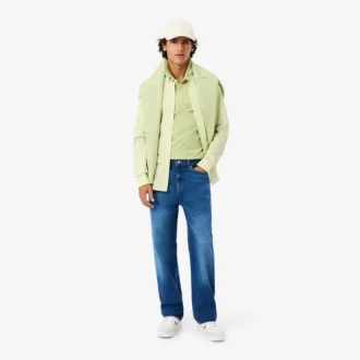 Skjorta i poplin med rutmönster i normal passform