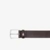 Skärp i slätt läder