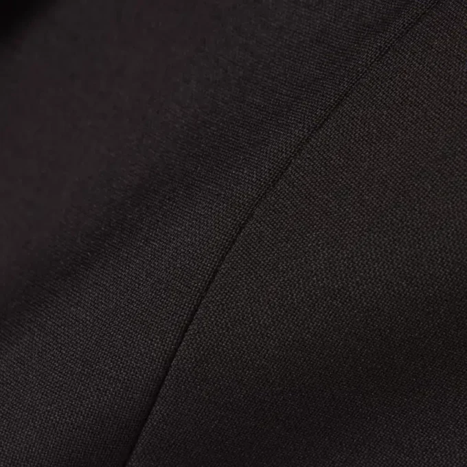 Slim fit-blazer i ull med broderat logo för dam Slim fit-blazer i ull med broderat logo för dam