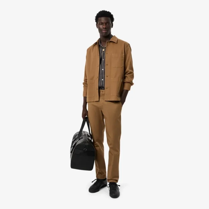 Slim fit-byxor i stretchbomull för herr Slim fit-byxor i stretchbomull för herr