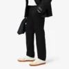 Slim fit-byxor i stretchbomull för herr