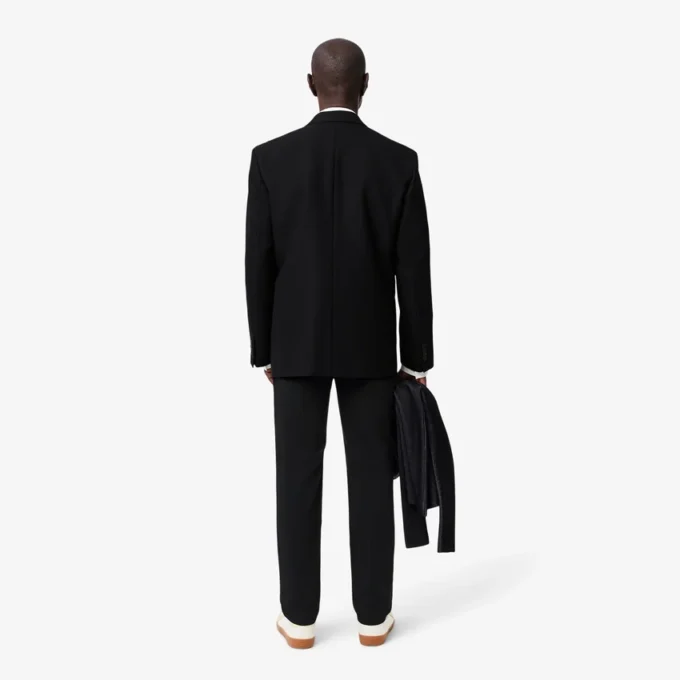 Slim fit-byxor i stretchbomull för herr