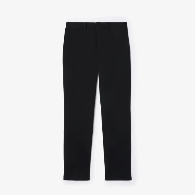 Slim fit-byxor i stretchbomull för herr