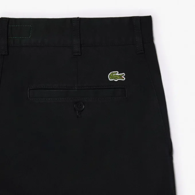 Slim fit-byxor i stretchbomull för herr