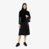 Slim fit-klänning med hög hals för dam Slim fit-klänning med hög hals för dam
