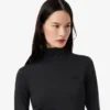 Slim fit-klänning med hög hals för dam Slim fit-klänning med hög hals för dam