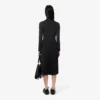 Slim fit-klänning med hög hals för dam Slim fit-klänning med hög hals för dam