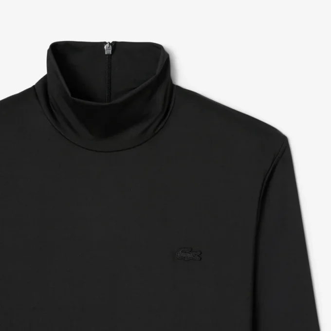 Slim fit-klänning med hög hals för dam Slim fit-klänning med hög hals för dam