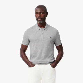 Slim Fit L.12.12 Piqua-pikétröja för herr