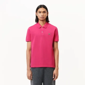 Slim Fit L.12.12 Piqua-pikétröja för herr