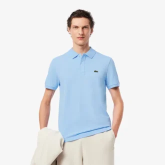 Slim Fit L.12.12 Piqua-pikétröja för herr