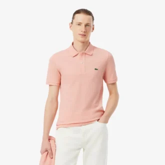 Slim Fit L.12.12 Piqua-pikétröja för herr