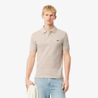 Slim Fit L.12.12 Piqua-pikétröja för herr