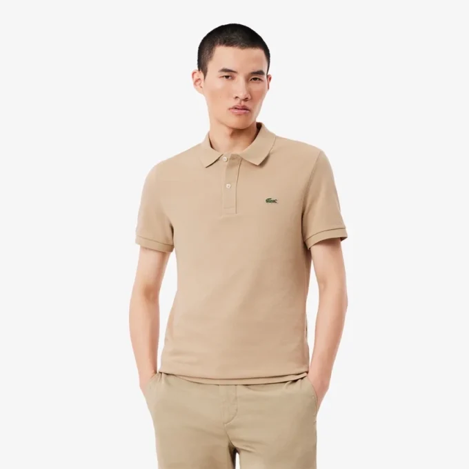Slim Fit L.12.12 Piqua-pikétröja för herr Slim Fit L.12.12 Piqua-pikétröja för herr