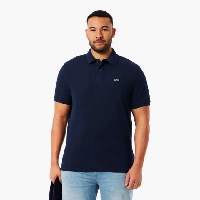 Slim Fit L.12.12 Piqua-pikétröja för herr Slim Fit L.12.12 Piqua-pikétröja för herr