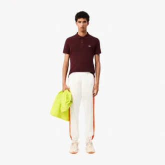 Slim Fit L.12.12 Piqua-pikétröja för herr