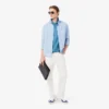 Slim Fit L.12.12 Piqua-pikétröja för herr Slim Fit L.12.12 Piqua-pikétröja för herr