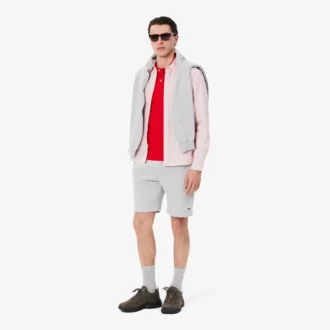 Slim Fit L.12.12 Piqua-pikétröja för herr