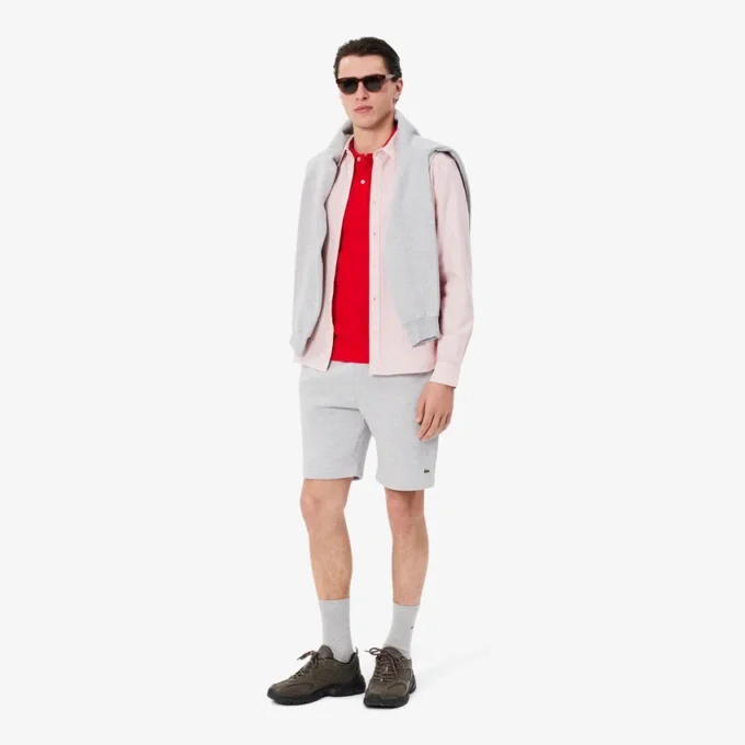 Slim Fit L.12.12 Piqua-pikétröja för herr Slim Fit L.12.12 Piqua-pikétröja för herr