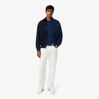 Slim Fit L.12.12 Piqua-pikétröja för herr